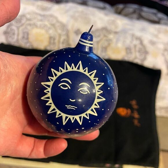 Vintage RARE Celestial Jimon Signed Mexico Pottery Ornament - Picture 1 of 15
